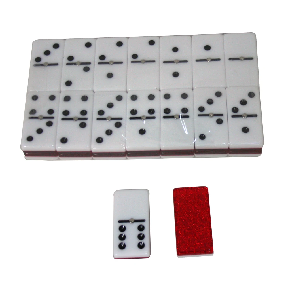Preschool educational children play toy domino, Acrylic domino for kids