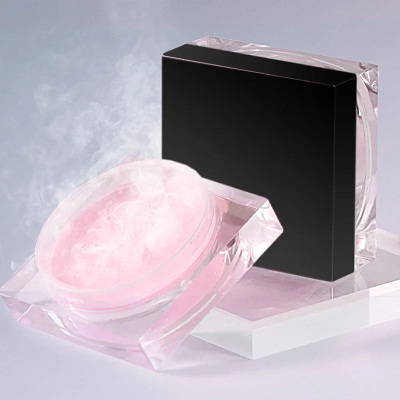 Custom Logo Low MOQ Talc Free Oil Control Private Label Vegan Makeup Matte Pink Loose Setting Powder