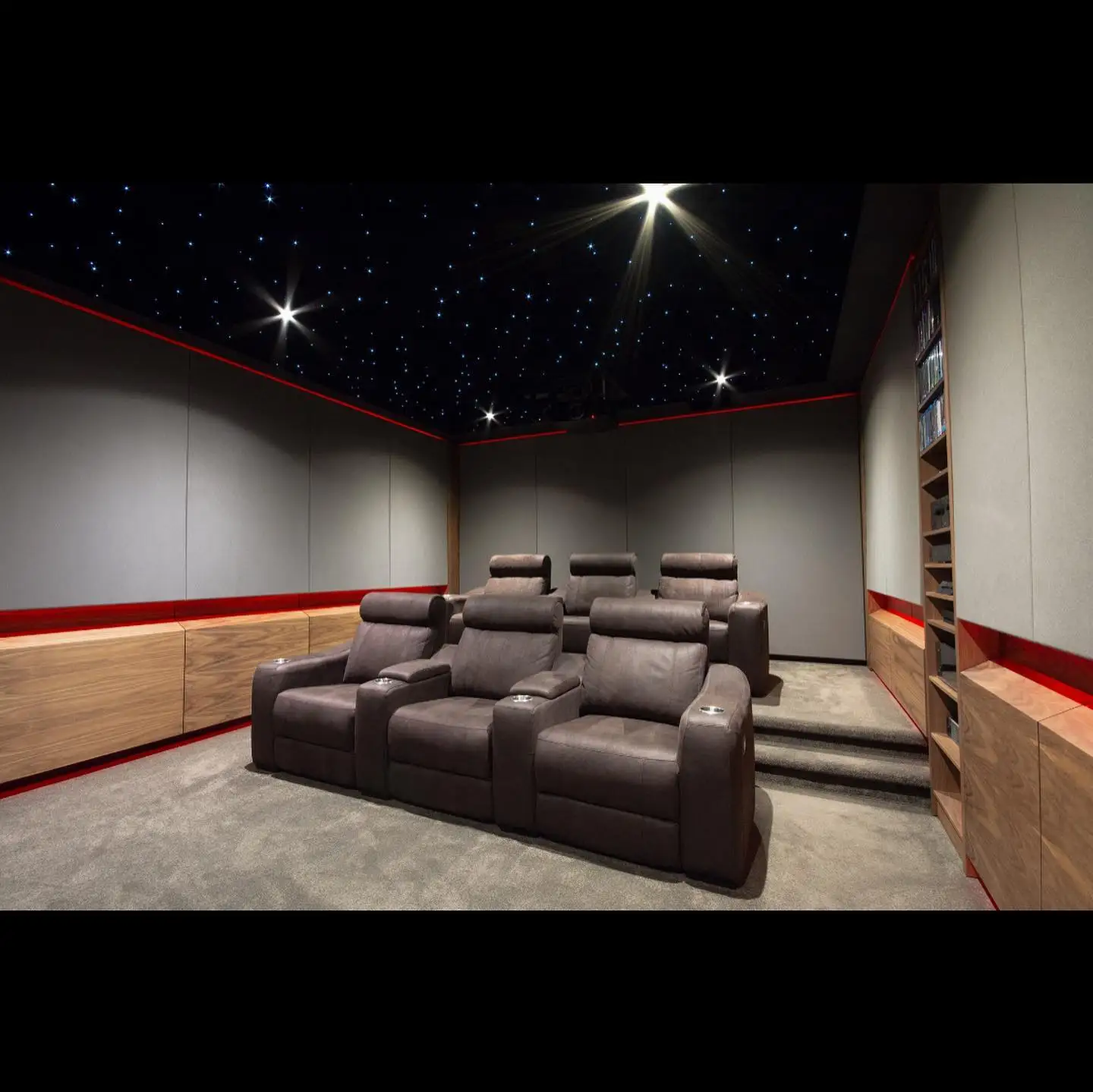 Fibre Optic Star Home Theatre Ceiling