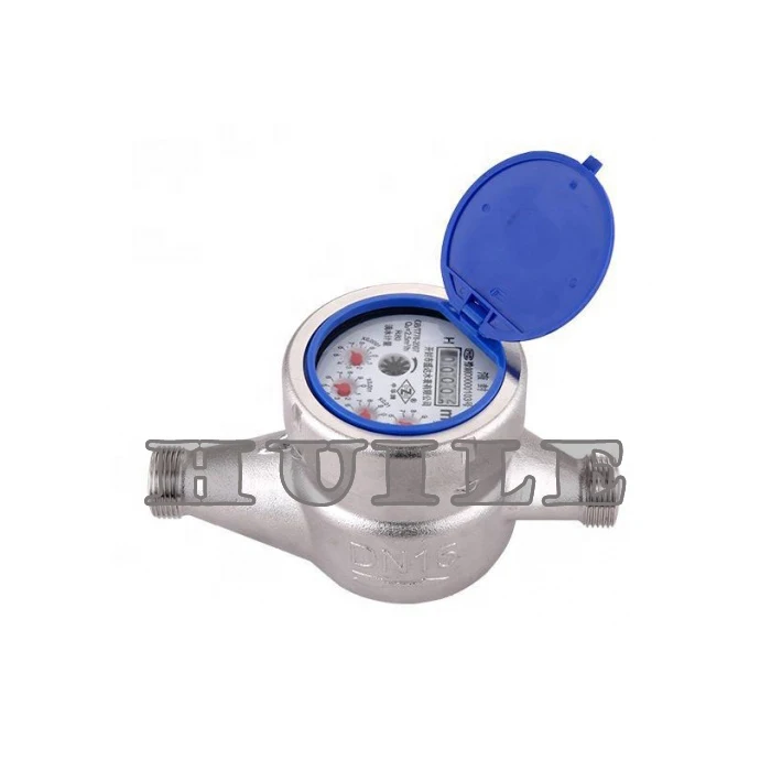 DN15 Stainless Steel Multi Jet Dry Dial Water Meter