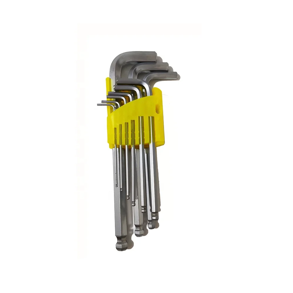 
Cheap 9 Pieces Long Arm Ball End Allen Torx Key Set 1.510mm T10-T50 