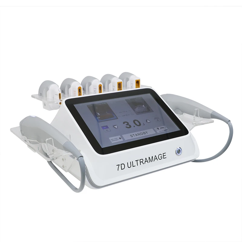 
New arrive 7D ULTRAMAGE Korea smas hifu 7D 7 cartridges for body slimming and face lifting 