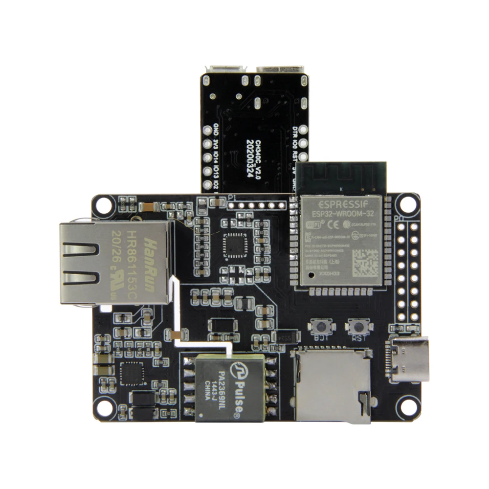 Ttgo Lilygo T-internet-poe Esp32 Wroom Lan8720a Chip Ethernet Adapter And Downloader Programmable Hardware Expansion Board