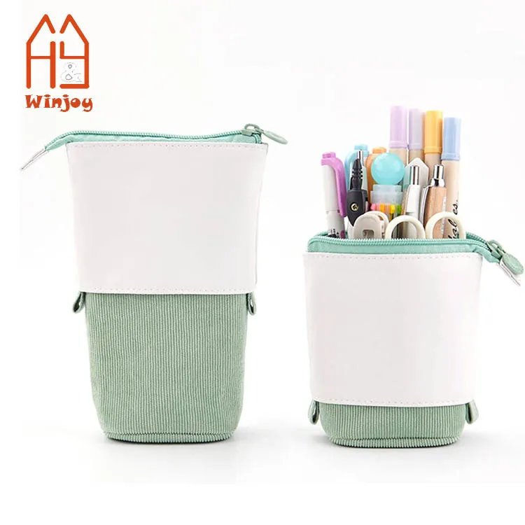 Cute Stationery Set Transformer Stand Pencil Pouch Case Bag Gel Ink Pen Sticky Memos Notes for School Office