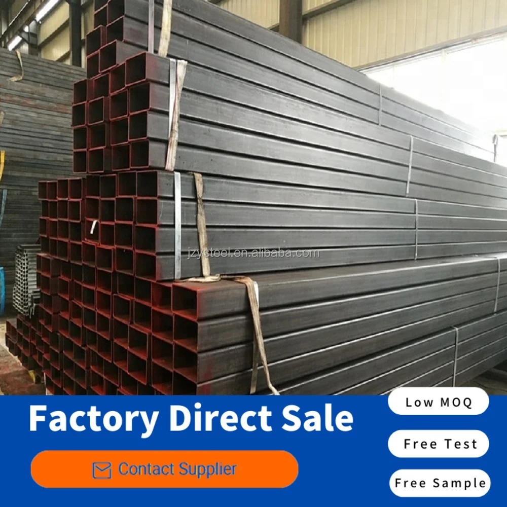 40*80 50*100 80x80 ERW Welded Shs Chs Rhs Rectangle /Square Carbon Steel Pipe and MS Tube
