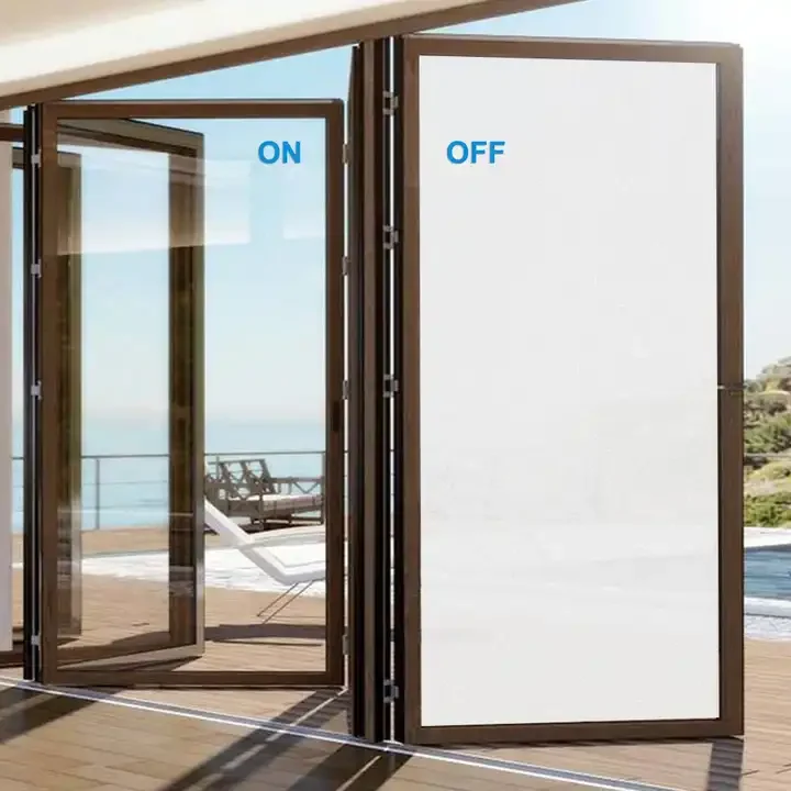 2024 Electronic Self-adhesive type PDLC film Switchable smart film for Projector Screen  light transmission