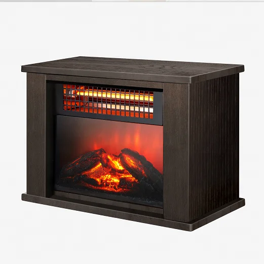 (TF-1313W) 750W  wooden carbinet portable infrared electric fireplace heater