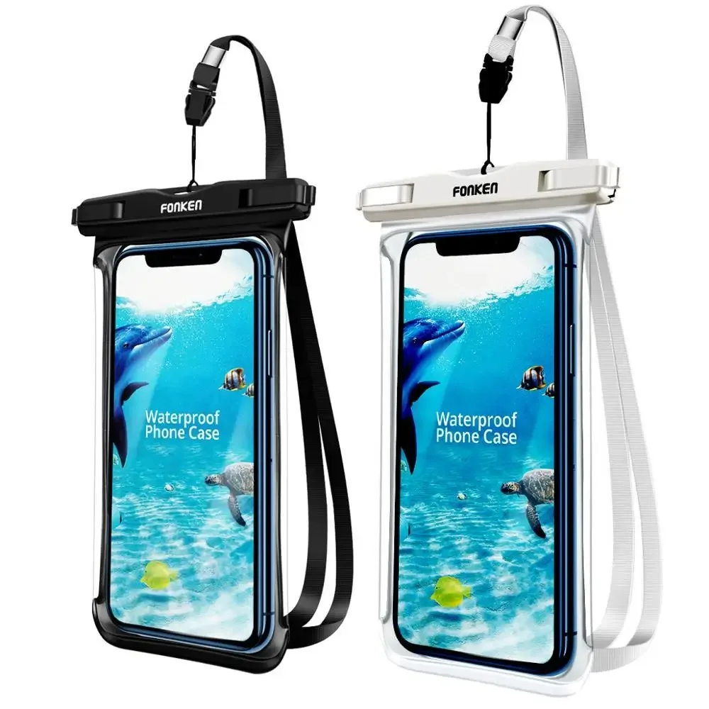 Hot Selling Inflatable Floating TPU Waterproof Phone Bag Good Price Dry Bag with Touchscreen for Mobile Pouch