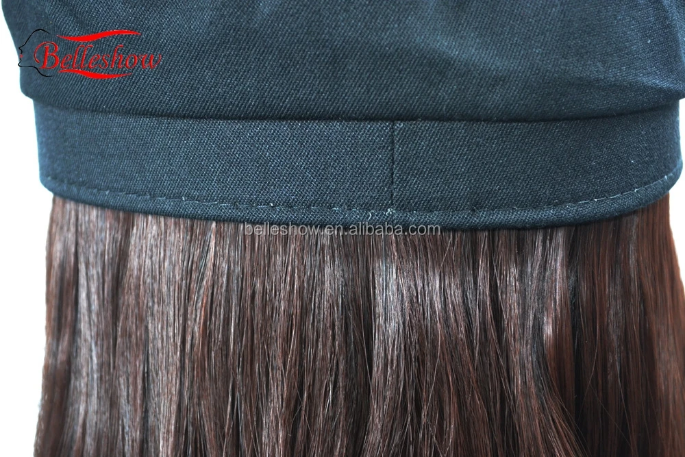 Hot sell wholesale Fisherman hat wig ins hot sell corn style hat fashion black girl curly cap Long curly corn hair