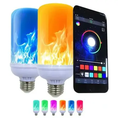 New Design Led Bulb Lights Wholesale Fire Smart Bulb Led Smart Lamp Bulb 6W With App Control