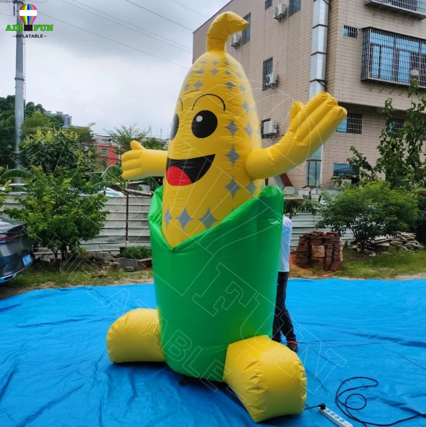 AIRFUN Inflatable Giant Maize Model Business Activity Farm Festival Decorated with Nylon Inflatable Corn Balloon for Promotion