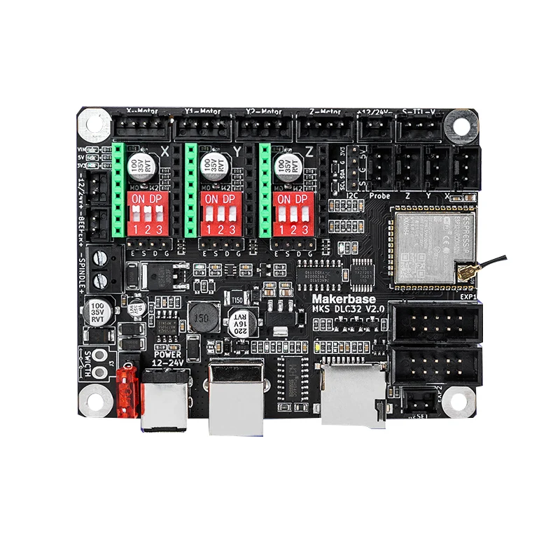 Автономный контроллер MKS DLC32 V2.0 32 бит ESP32 WIFI GRBL TFT сенсорный экран для настольного лазерного