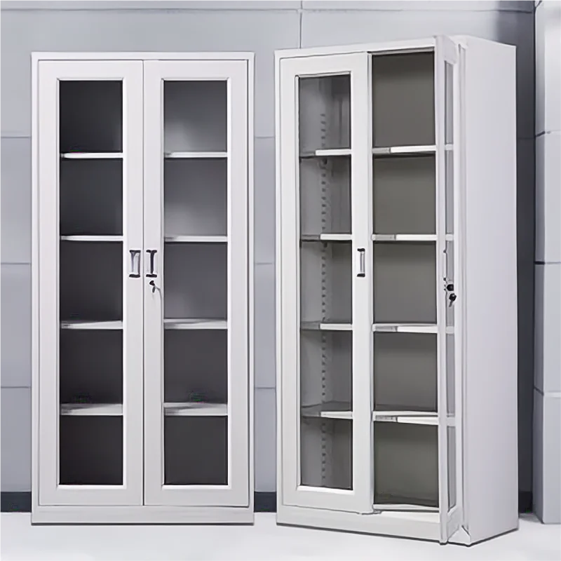 Office Furniture KD Structure Cabinet File Cabinet Cupboard 2 Door Steel Cabinet