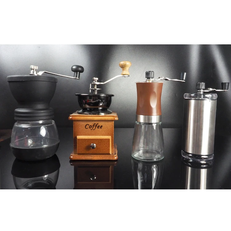 Popular mini 100ml hand shake coffee mill, High Performance home commerical grinder coffee