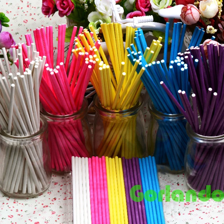 
cakepop paper lollipop sticks 