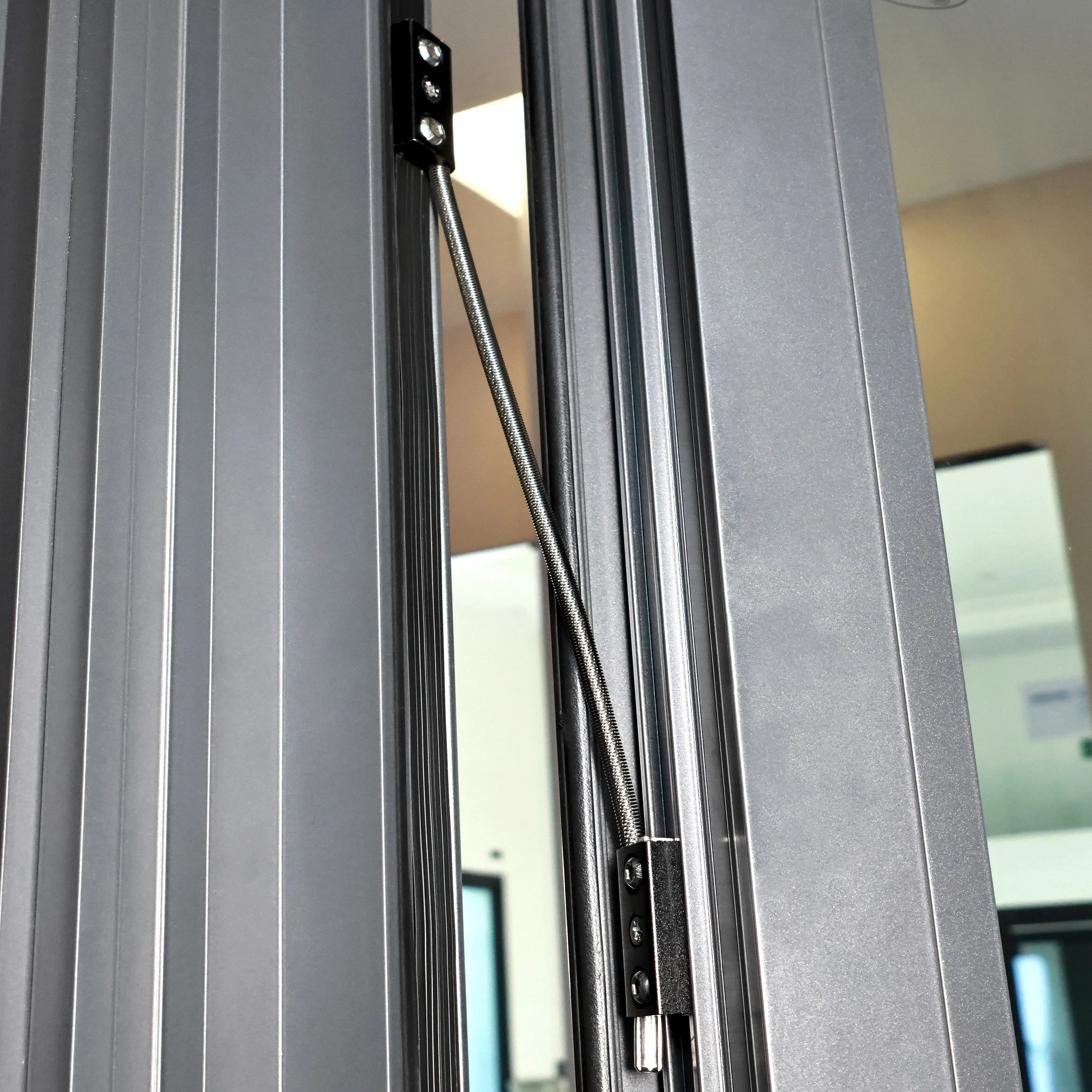 Modern Thermal Break Soundproof aluminum glass Windows bathroom Double-Glazed Top Hung Windows