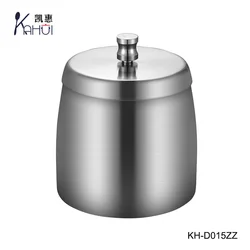 Luxury Custom Logo Windproof Metal Stainless Steel Cigar Standing Ashtray Bin With Lid