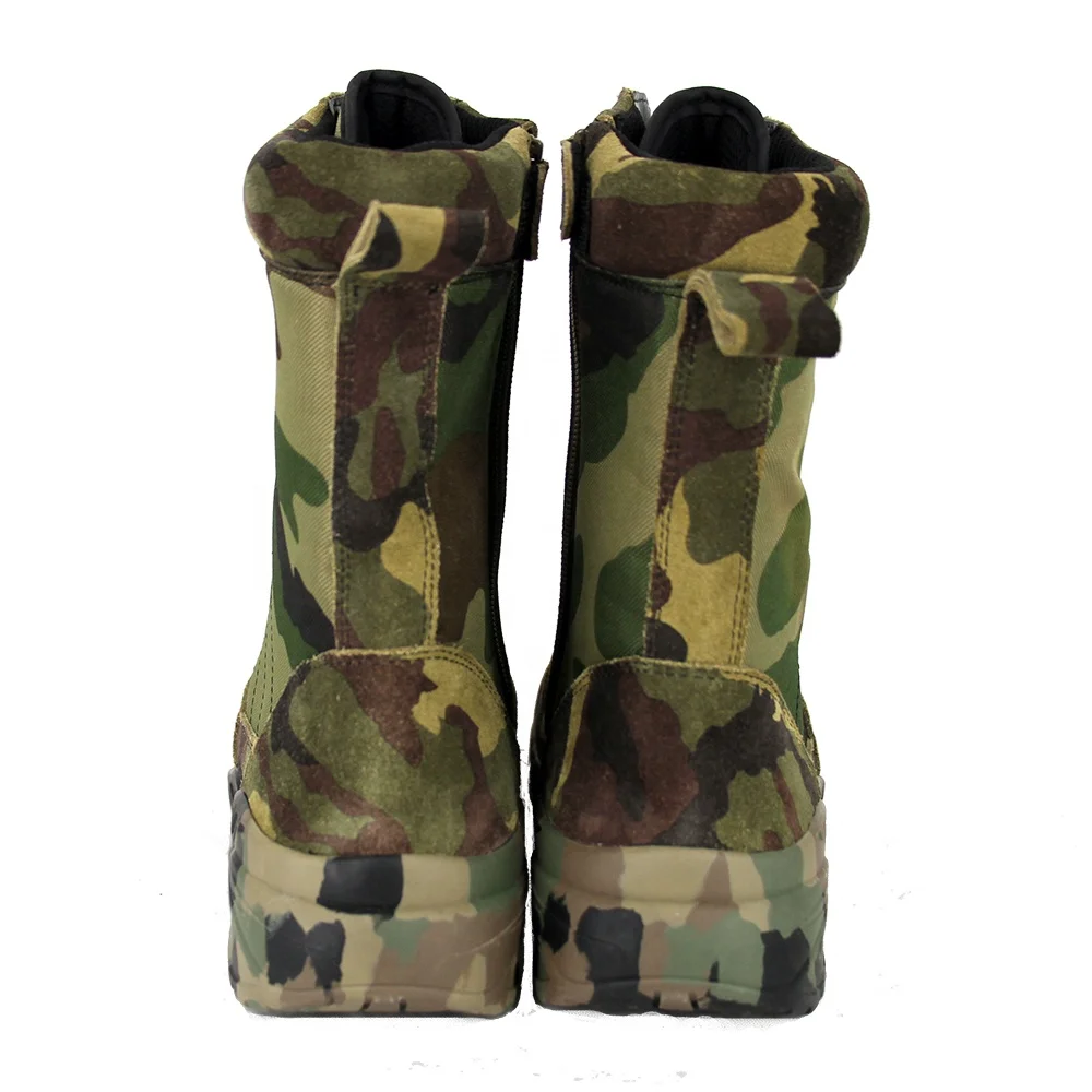 Factory price selling green camouflage assault outdoor tactical boots