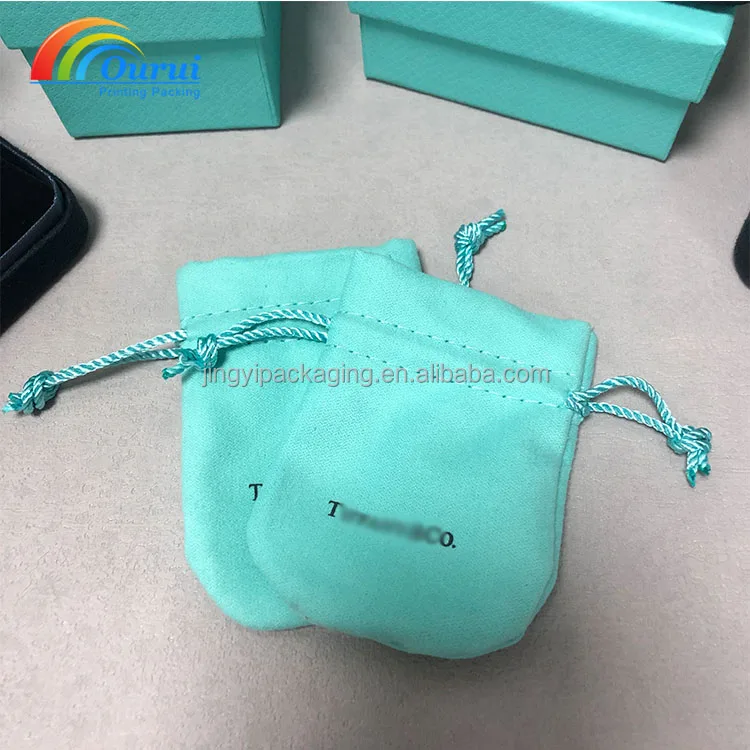Universal logo mint blue Package Box Luxury brand Gift jewelry case With accessory certificates and bags