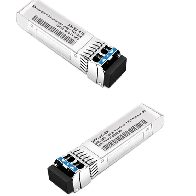 1.25G 2-channel 1000BASE-BX BiDi SFP GLC-2BX-U CSFP Tx1310/Rx1490 10km SMF LC Arista Compatible Fiber Optical Transceiver Module