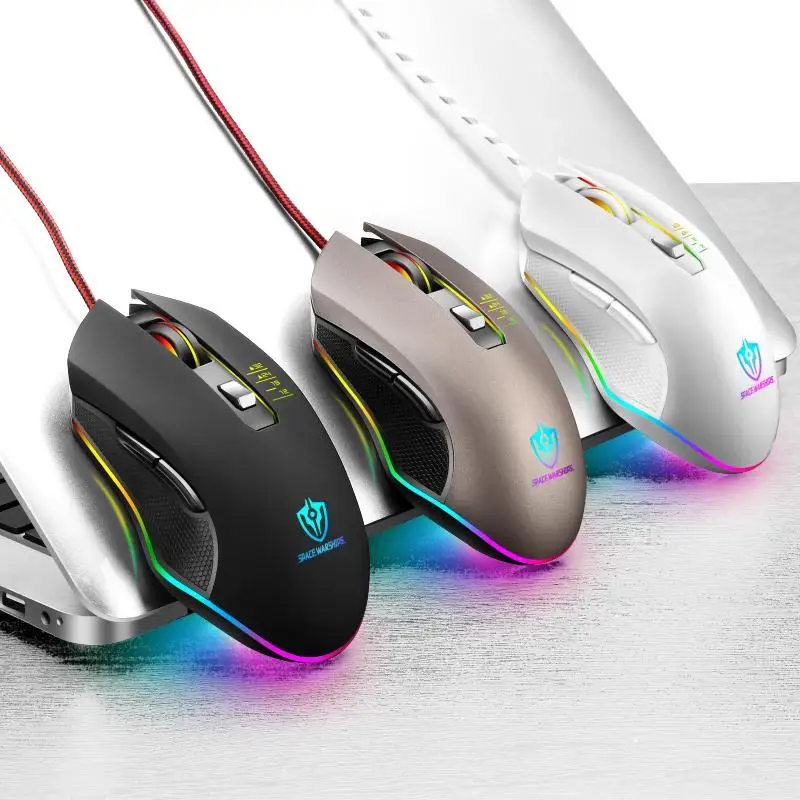 
Gaming Mouse6DGame luminous mouse RGBStreamer cool game Internet coffee e-sports mouse 