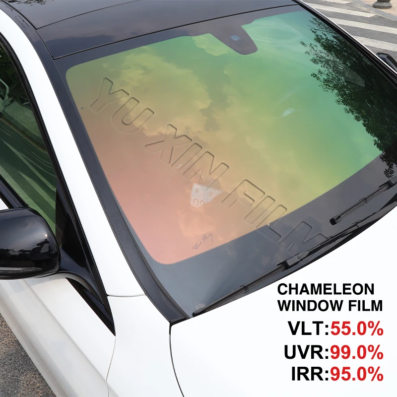 Sunset Red Chameleon Window Film Car Window Tint Windscreen Solar Windows Chameleon Tint