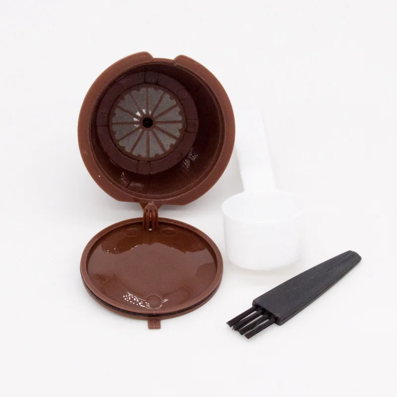 reusable coffee capsule filter cover Set de cafe packaging pod empty coffee capsule For Dolce Gusto refillable