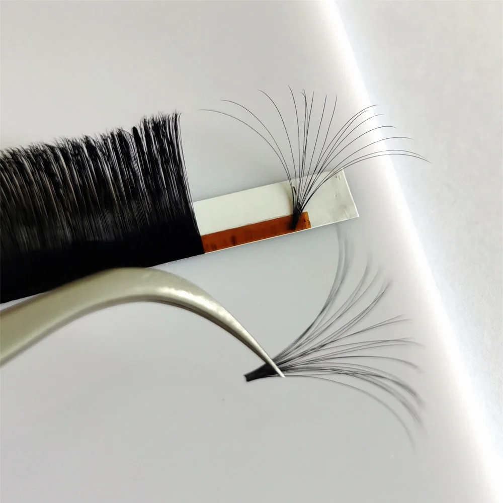  Ресницы с заводским логотипом Easy Fan Korea PBT Silk fanning объемные норковые быстрорастущие ресницы для наращивания за