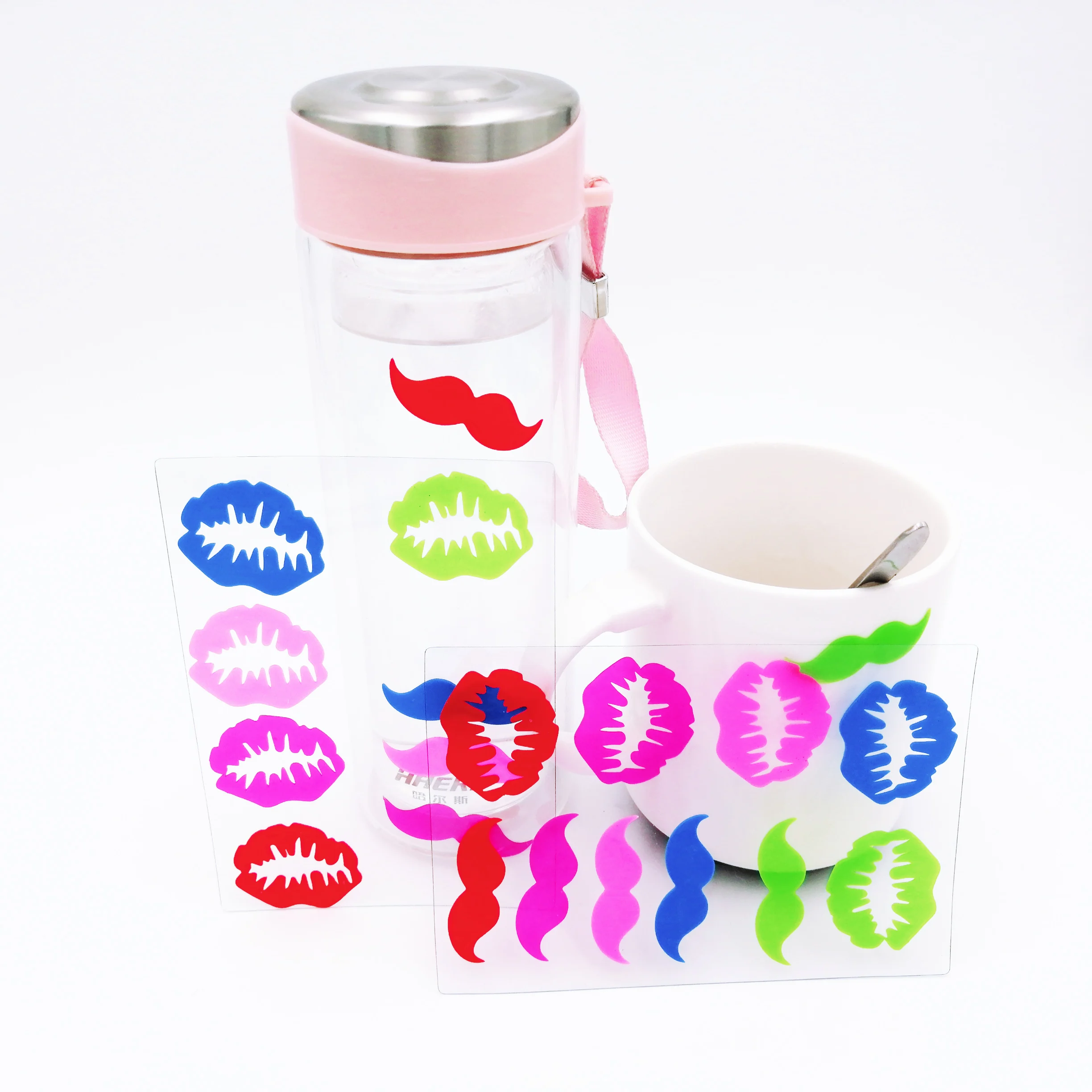 Silicone Funny Wine Glass Charms Wine Accessories Silicone Wine Bottle Markers for Party Bar