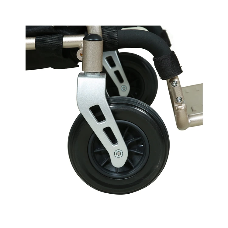 500W Strong Motor Remote Control Folding Aluminium Alloy Lithium Battery Electric Wheelchair