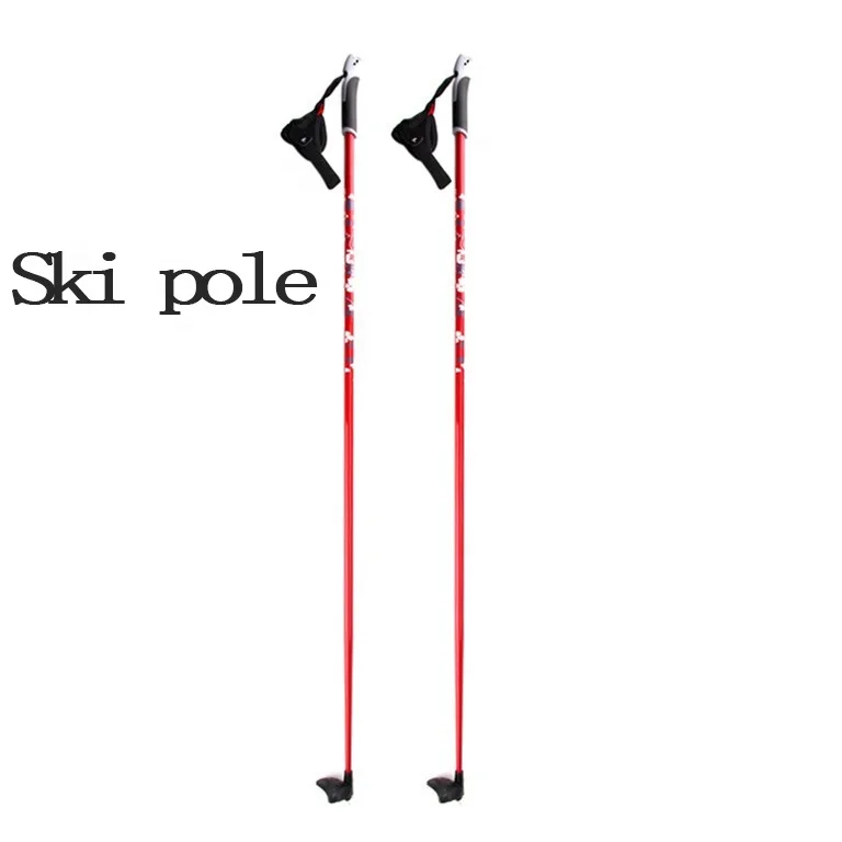 Factory directly wholesale quick release TPR handles 16mm alpine ski sticks one section walking poles