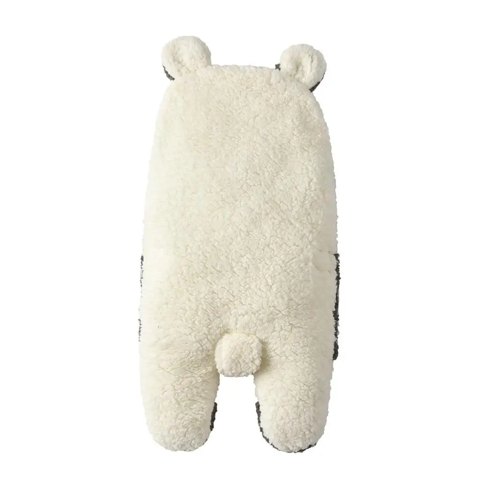 
high quality wool lamb newborn receiving wrap sleep bag 