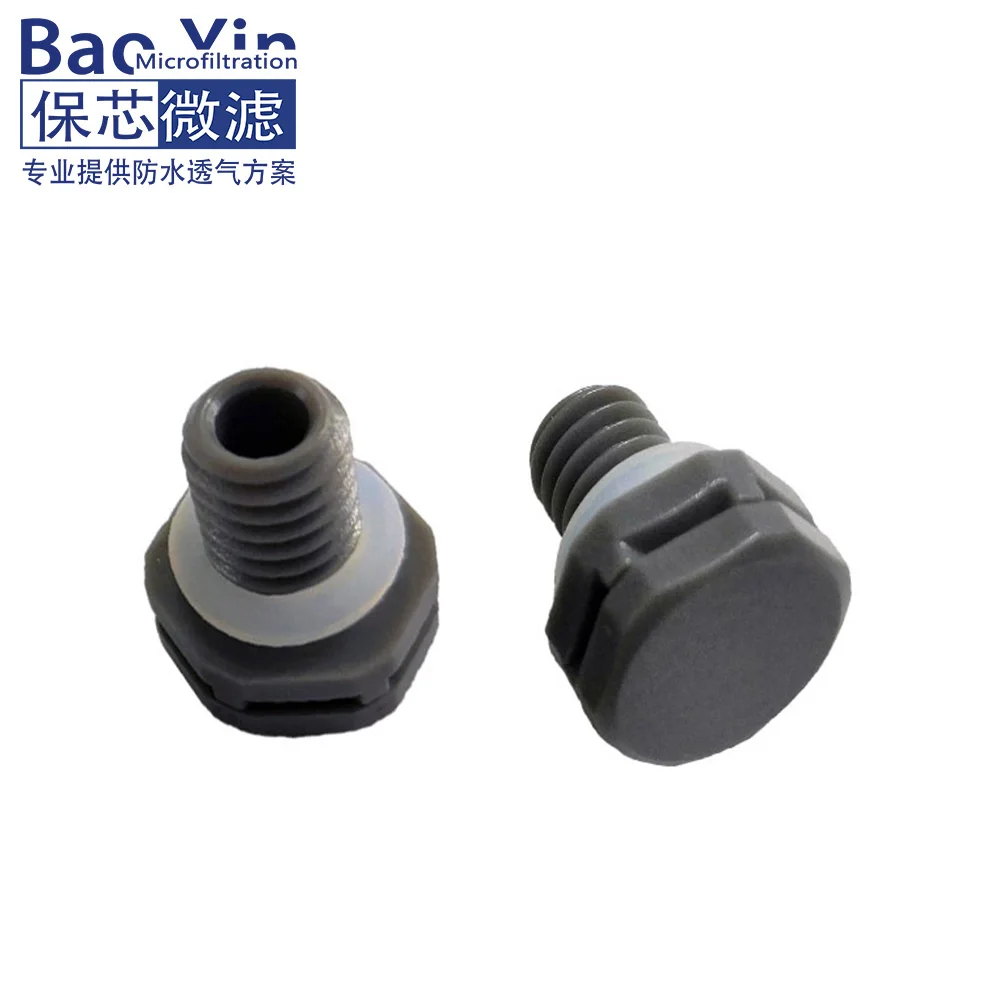 Hydrophobic EPTFE IP67 Membrane Protect Waterproof Breather Vent M6 Air Permeable Vent Plug