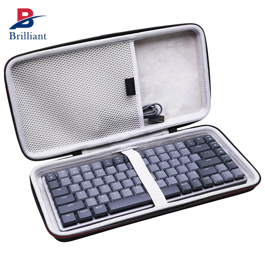 Brilliant Custom Hard Case For Logitech MX Mechanical Mini Wireless Illuminated Keyboard Protective Carrying Keyboard Case