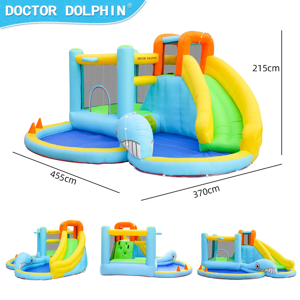 Doctor Dolphin children commercial kids slide Jumping bounce house bouncer castles inflatable bouncy castle