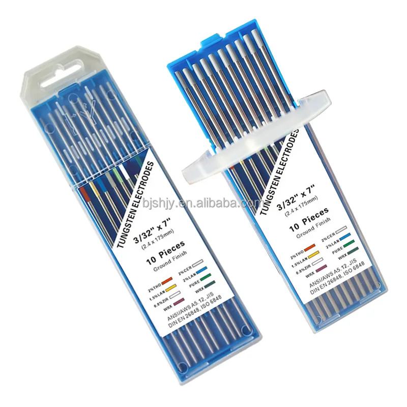 barre tungsteno wc20 diametro 6.35 tungsten electrode gray tip 2.4x175 for tig welding Electrode tungsten pointe gris 2.4
