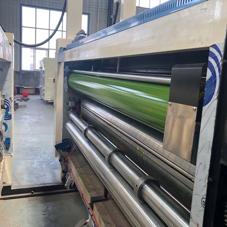 best quality corrugated cardboard printing machine with die cutting slotting to make carton box