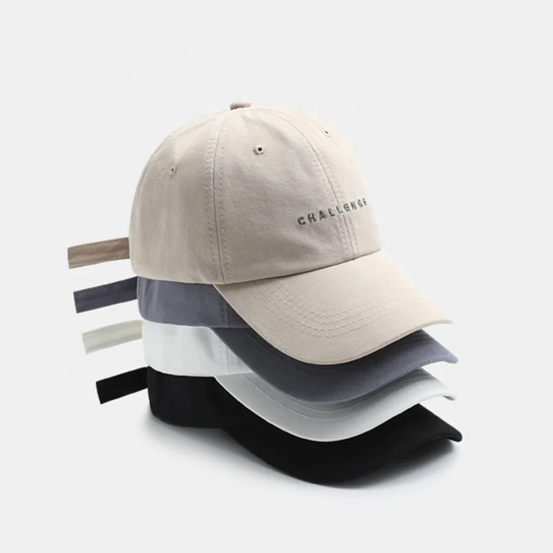 OEM Custom High Quality 6 Panel 100% Cotton Plain Embroidery Logo Baseball Cap Men Fashion Blank Unstructured Adjustable Dad Hat