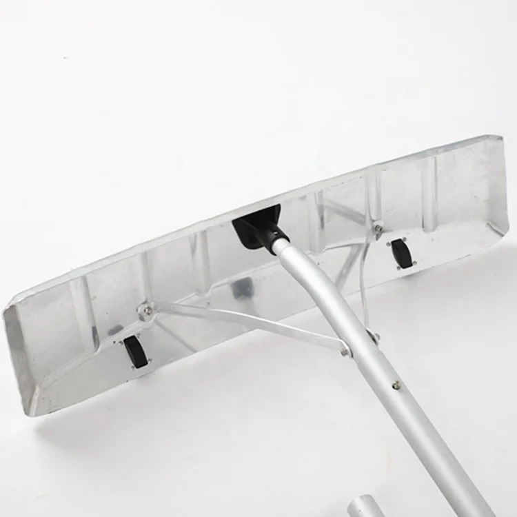 New roof snow rake snow pusher with  extensible aluminum poles