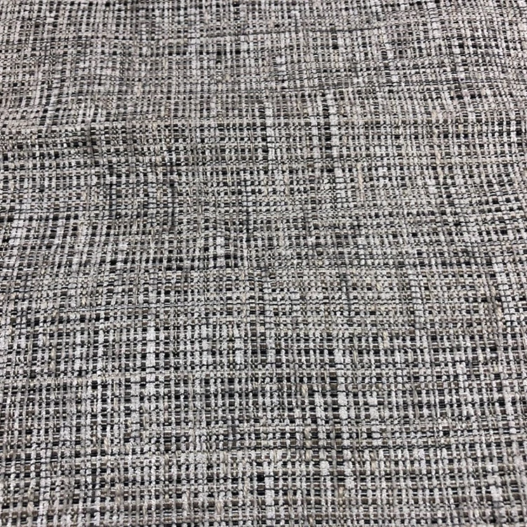 Chenille soft yarn dyed plain weave polyester mesh fabric sofa modern upholstery