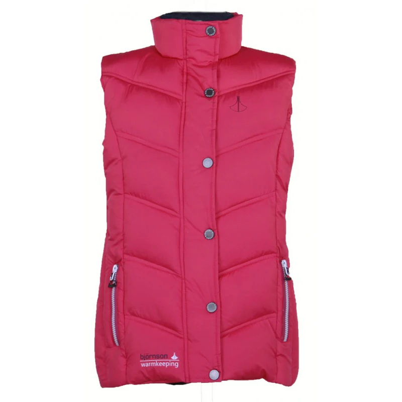 
ODM wholesale custom women water-repellent bodywarmer outdoor sleeveless hiking jacket hooded windproof lightweight jacket 