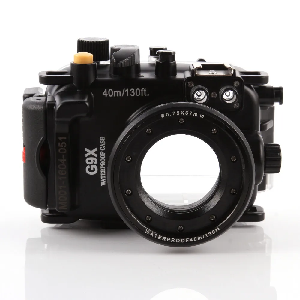 Dropshipping Waterpro Meikon Diving Underwater Housing Diving Case for Canon G5X  G7X G9X Camera