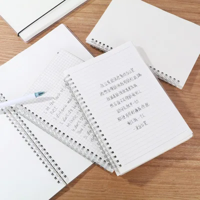 
Frosted Transparent Coil Notebook A5/A6/B5 Horizontal Line Hand Ledger Pp Notepad Notebook Blank Plan Book 