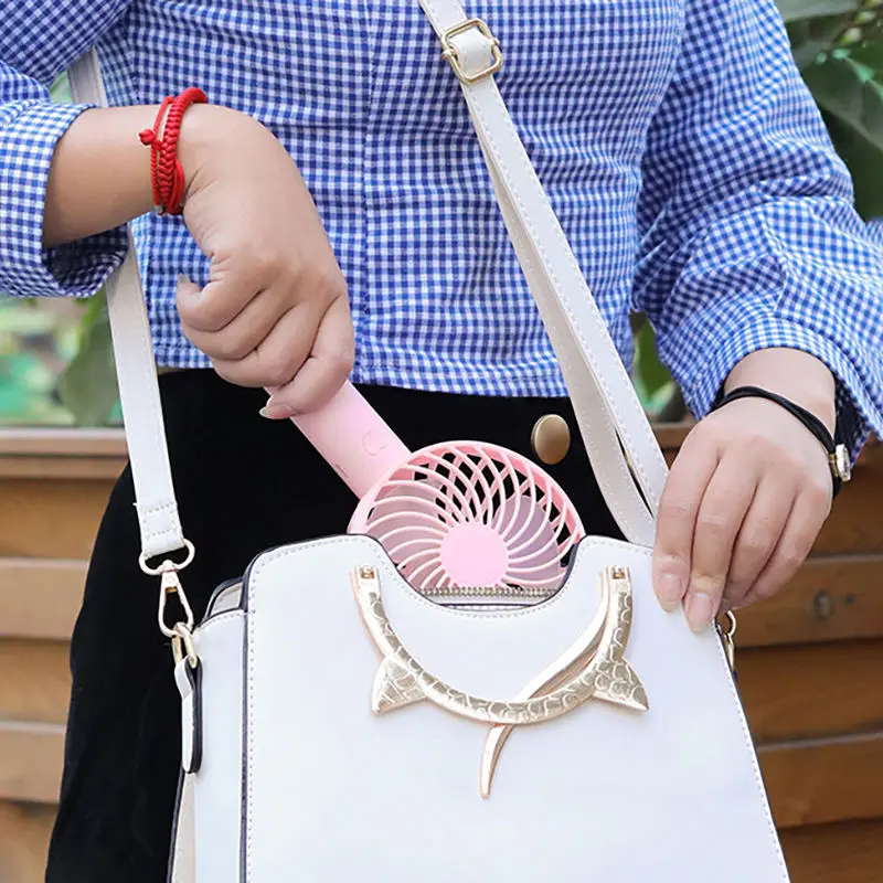 Summer Portable Electric Hand Held Rechargeable Mini Air Cooling Fans