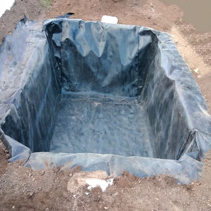 Customized excellent environmental stress resistant cracking performance  chemical erosion resistance   geomembrane pond liner