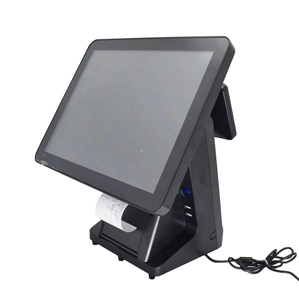 15.6 Touch Screen Windows 10  8+128G I5 4th Generation All in one PC Pos System Built in 80mm receipt Printer