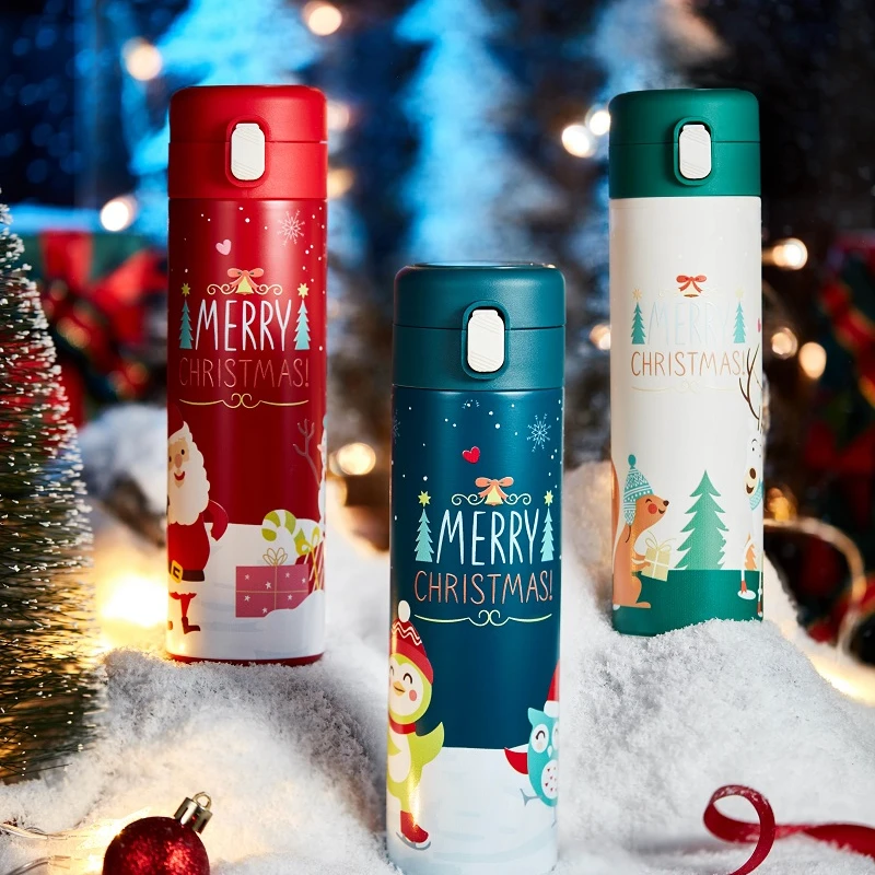 Vacuum Flasks Thermoses LED Digital water bottle mugs Thermos Stainless Steel Thermal thermos con led