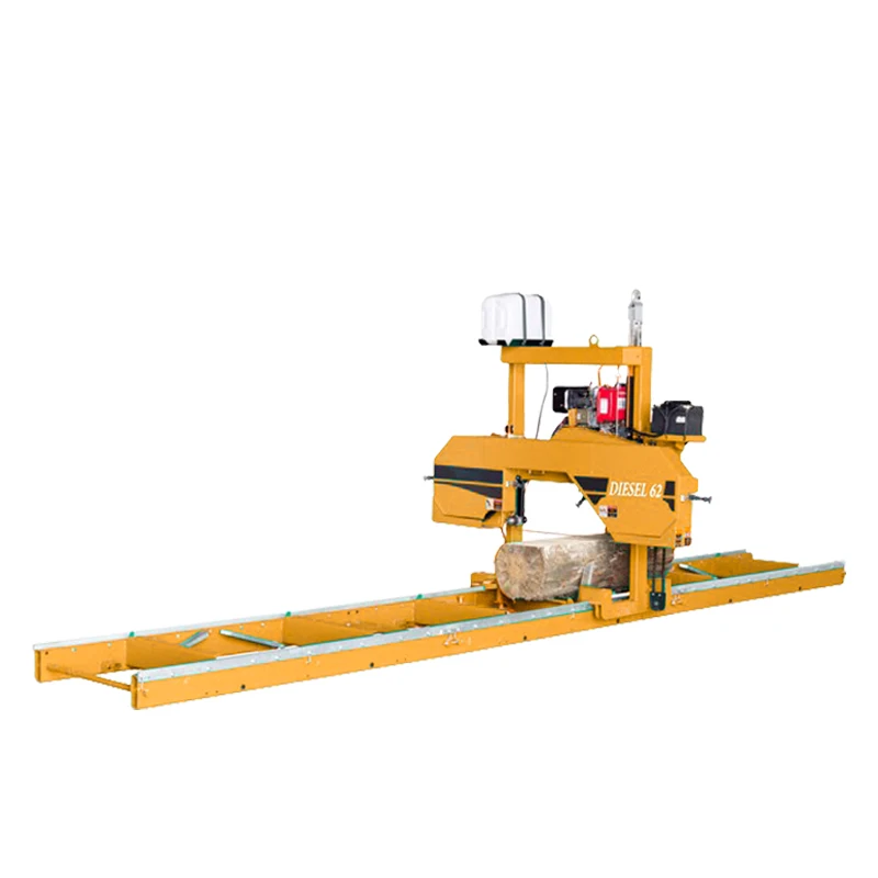 MJ375C Hot Sale Diesel Hortizontal Woodworking Band Saw For Log Timber