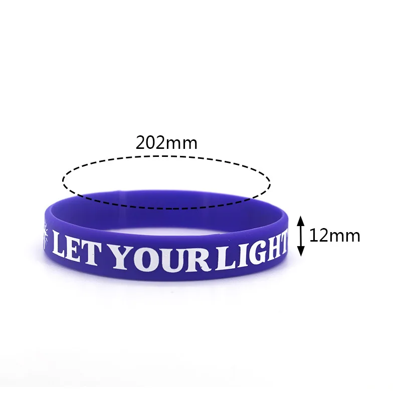 Pray Rubber Bracelet Bible Verse Faith Wristband Printing Custom bracelets faith cross silicone bracelets