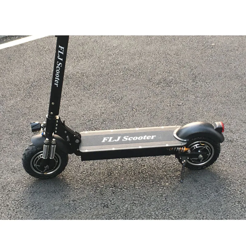  В Европе склад 52v 2400W Kick электрический скутер с двумя двигателями 4 ходовой Электрический для взрослых